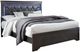 Global Furniture USA Pompei 4-Piece Metallic Gray Queen Panel Bedroom Set-1