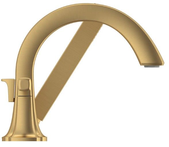 American Standard Townsend® Brushed Cool Sunrise Bathtub Faucet With Lever Handles and Personal Shower for Flash® Rough-In Valve-1