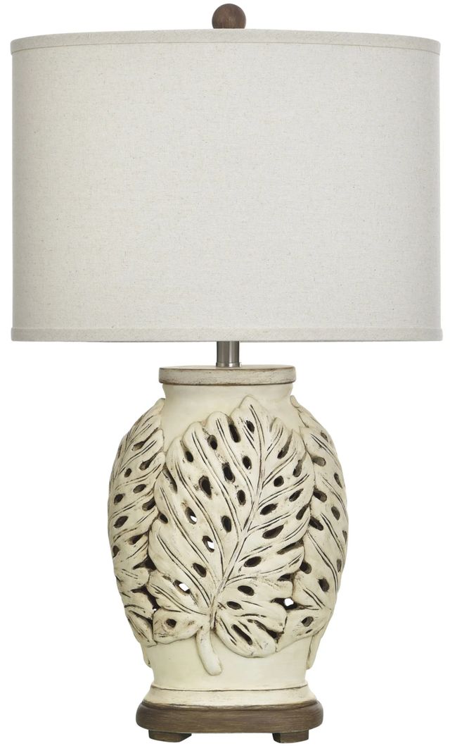 Stylecraft Aruba Wood Beige Table Lamp-0