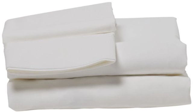 Dreamfit® DreamChill™ 3-Piece White Organic Cotton Percale Twin XL Sheet Set-0