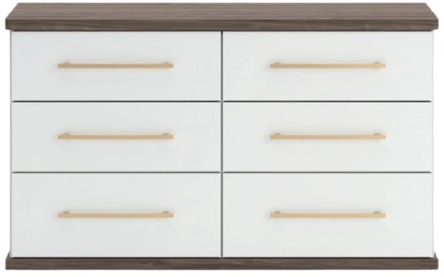 Signature Design by Ashley® Mazilar Brown/White Dresser-1