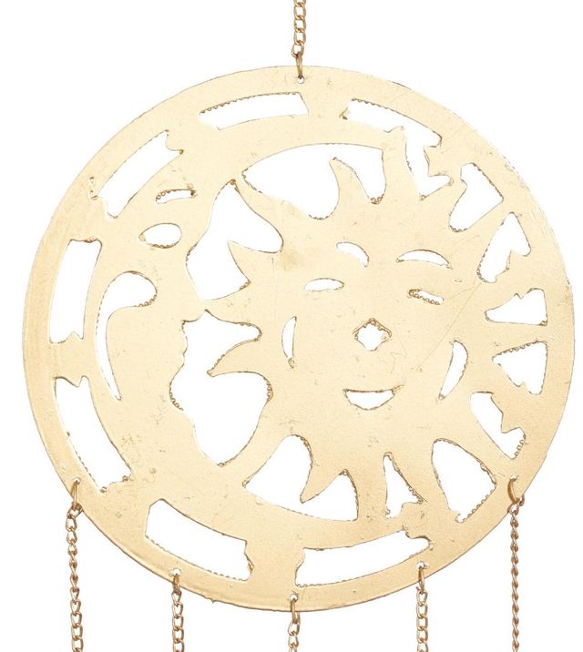 Deco Marche Moon and Sun Silver 31" Windchime-1