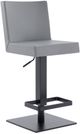Armen Living Legacy Grey Swivel Bar Stool-3
