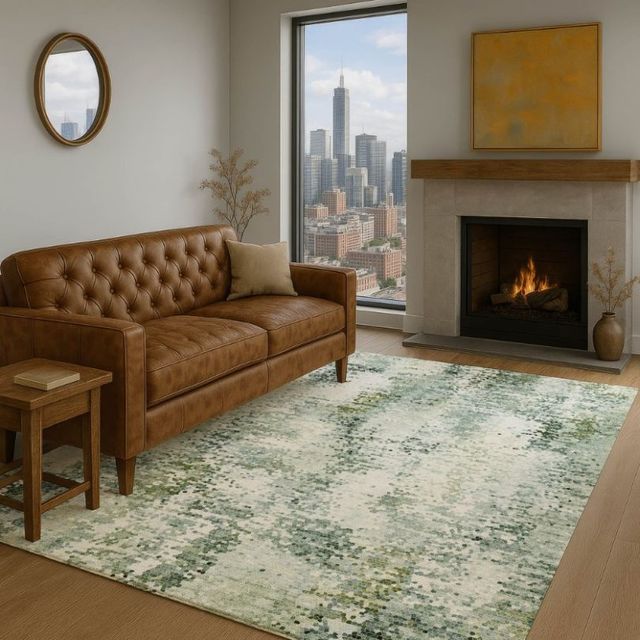 Dalyn™ Rug Company Lumara LM5 Sage 5'x8' Area Rug-1