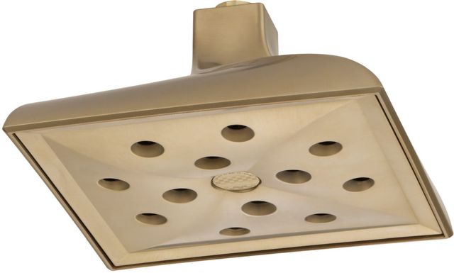 Brizo Virage® Brilliance® Luxe Gold® Ceiling Mount Showerhead with H2OKinetic Technology-0