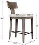 Uttermost® Cellini Weathered Gray Wooden Outdoor Counter Stool-1