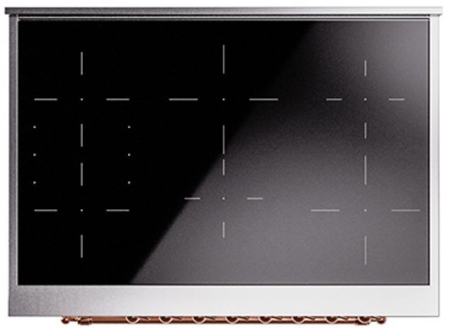 Ilve® Nostalgie II Series 36" Antique White Pro Style Induction Range-3