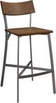 Howard Miller® Cosmopolitan Walnut Matte Bar Stool-0
