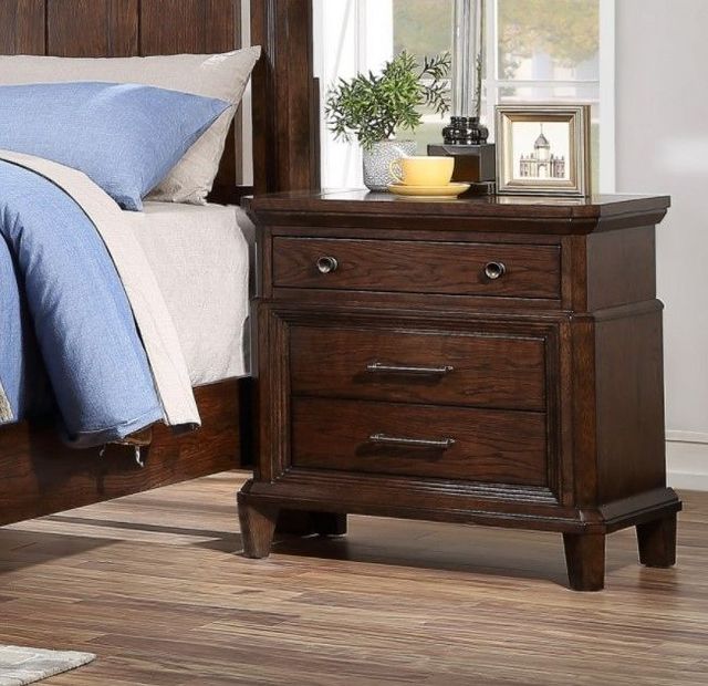 Winners Only® Kentwood Dark Brown Nightstand-1