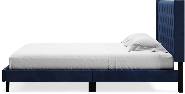 Signature Design by Ashley® Vintasso Blue King Upholstered Bed-3