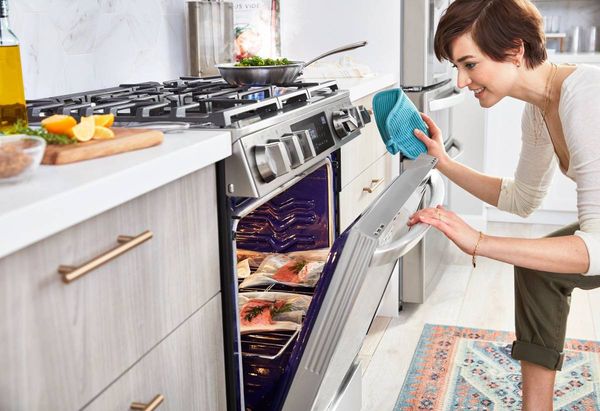 LG 30" PrintProof Stainless Steel Slide In Dual Fuel Range