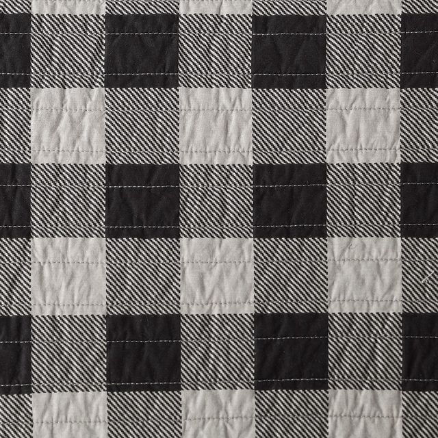 Olliix by Woolrich 5 Piece Gray Day Bed Buffalo Check Cover Set-3