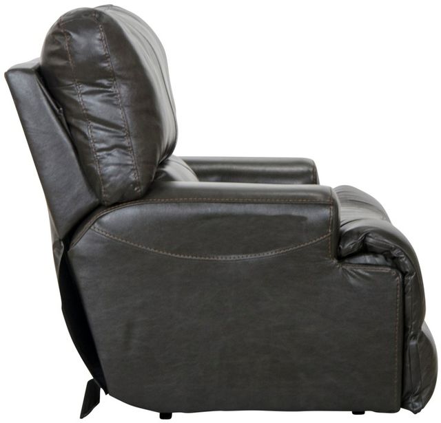Catnapper® Wembley Steel Leather Lay Flat Recliner-3