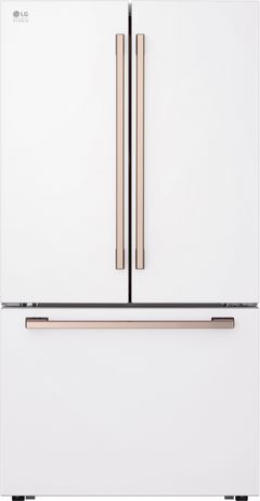 LG Studio 36 In. 26.5 Cu. Ft. Essence White Counter Depth French Door Refrigerator