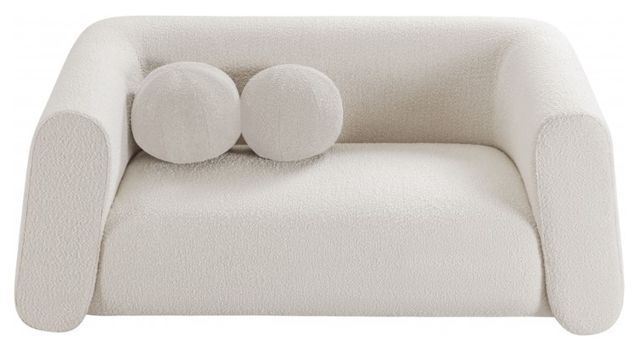 Meridian Furniture Abbington Cream Loveseat-1