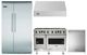 Viking® 4 Piece Stainless Steel Gas Kitchen Package-0