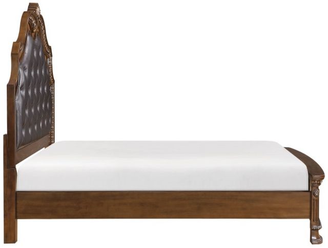 Homelegance® Bridgepoint Brown Eastern King Upholstered Panel Bed-3