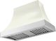 La Cornue Cascade Series 44" Pure White Wall Mounted Range Hood with Polished Chrome Trim-0
