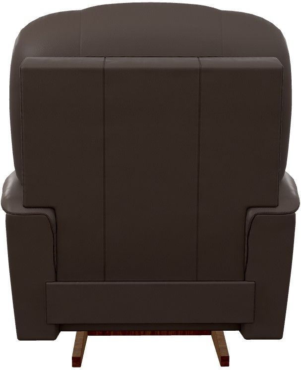 La-Z-Boy® Jasper Dark Brown Leather Power Rocking Recliner with Headrest-3