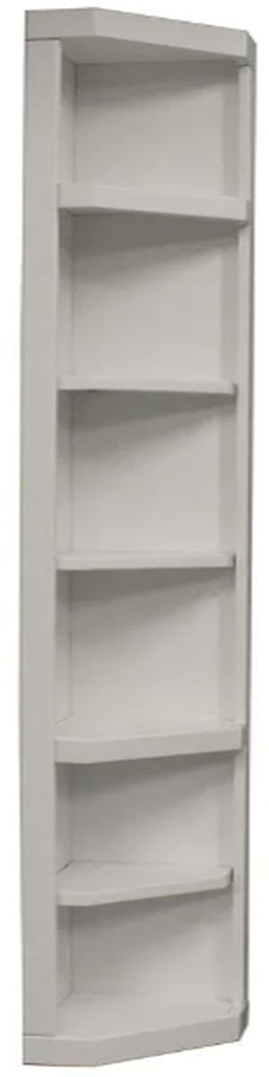 Parker House® Catalina Cottage White Outside Corner Bookcase-0