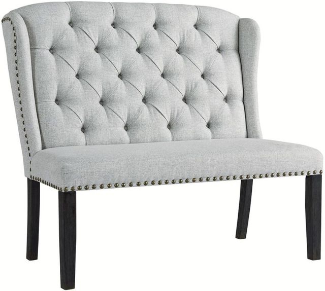 Signature Design by Ashley® Jeanette Linen Upholstered Bench-3