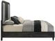 New Classic® Home Furnishings Skyline Onyx Queen Panel Bed-3