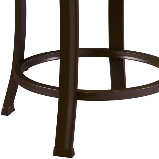 HH2 Home Hastings Antique Bronze/Brown Vanity Stool-4