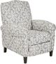 Olliix by Madison Park Grey Kirby Push Back Recliner-0