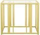 Coaster® Adri 3-Piece Tempered Glass Top Occasional Table with Matte Brass Base Set-2