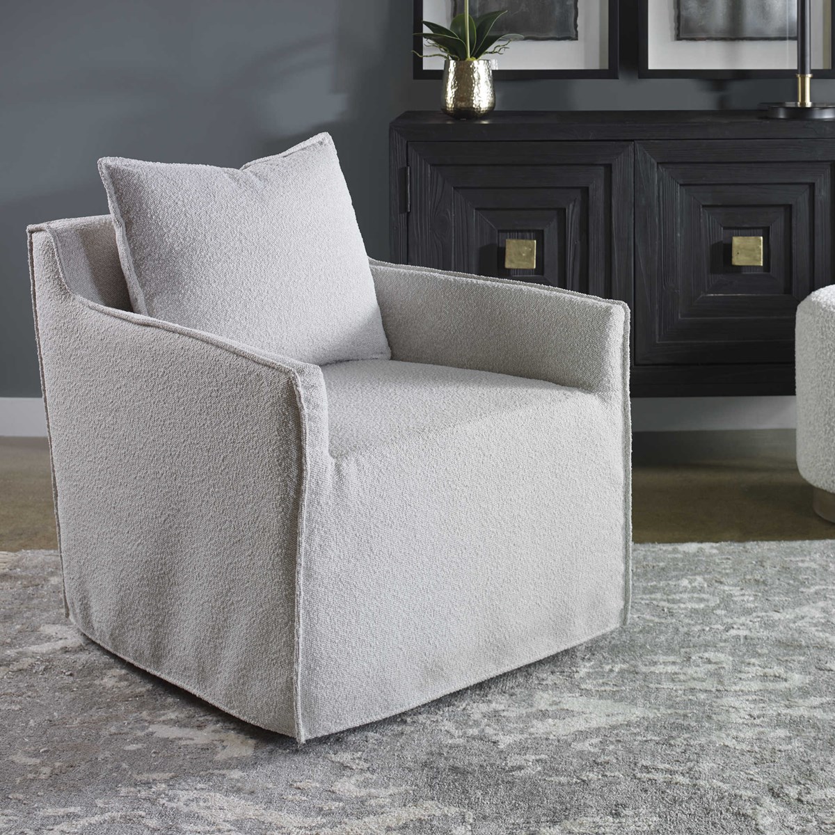 Uttermost Welland Swivel Chair - Thumbnail 5
