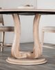 Furniture of America® Orbetello 5-Piece Distressed Natural Counter Table Set-2