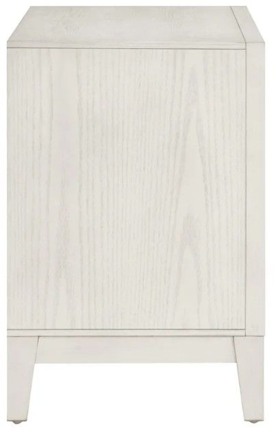 Flexsteel® Arlington Rustic White 3-Drawer Nightstand-3