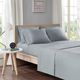 Olliix by Intelligent Design Grey California King Microfiber All Season Wrinkle-Free Sheet Set-2