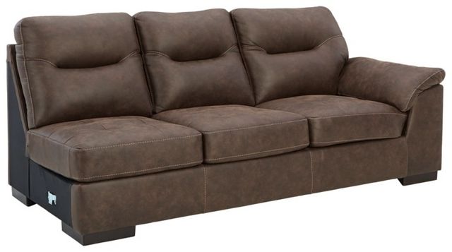 Signature Design by Ashley® Maderla 2-Piece Walnut Left-Arm Facing Sofa Sectional and Chaise-2