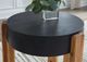 Signature Design by Ashley® Breenmore 2-Piece Black Occasional Table with Natural Base Set-4