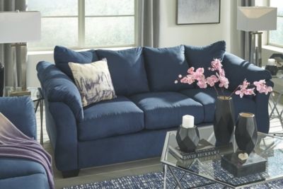 Signature Design by Ashley® Darcy Blue Full Sofa Sleeper-4