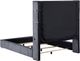 Coaster® Tisdall Gray California King Upholstered Fireplace Panel Bed-2