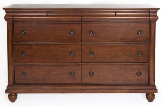 Liberty Furniture Rustic Traditions Rustic Cherry Dresser-2
