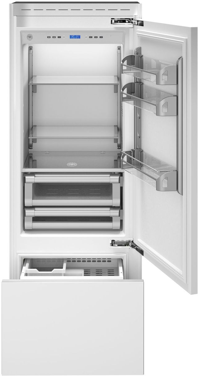Bertazzoni 32 in. 14.0 Cu. Ft. Panel Ready Built In Bottom Freezer Refrigerator