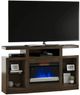Bell'O® Buxton Brown TV Stand with 26" Electric Fireplace Insert-2
