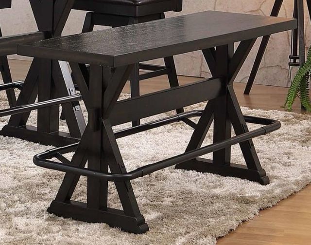 Urban Styles Furniture Memphis Espresso  Bar Height Bench-0