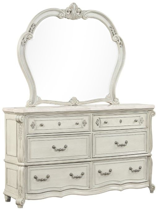 New Classic® Home Furnishings Bianello Vintage Ivory Dresser-1