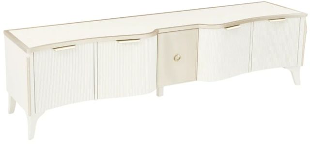 Michael Amini® La Marisia Creamy Pearl Media Cabinet-0