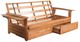 Kodiak Furniture Phoenix Butternut Full Futon Frame with Storage-0