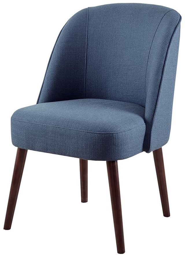 Olliix by Madison Park Blue Bexley Rounded Back Dining Chair-2