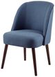 Olliix by Madison Park Blue Bexley Rounded Back Dining Chair-2