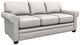 La-Z-Boy® Olson Ivory Leather Queen Sleeper Sofa-0