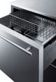 Summit® 3.4 Cu. Ft. Stainless Steel Refrigerator Drawers-1
