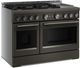 KitchenAid® 48" Black Ore 6 Burner Freestanding Pro Style Gas Range with Griddle-2