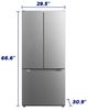 Element® 30 in. 18.4 Cu. Ft. Stainless Steel French Door Refrigerator -3
